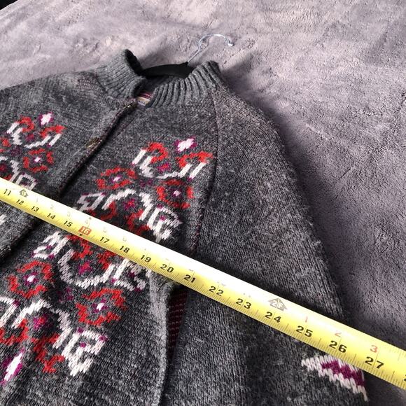 VTG 70s Sturbridge by Roosevelt Knit Cape Poncho Womens Size M/L Aztec Kachina - Picture 9 of 13